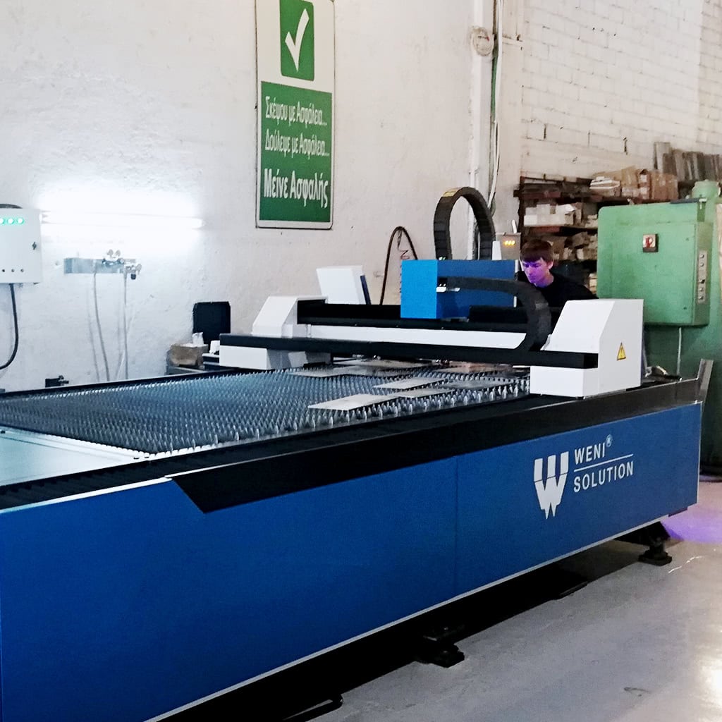Weni Solution Fibre Laser Model WS-H first cutting trials