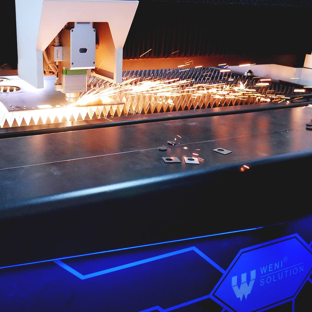 Weni Solution Fibre Laser Model WS-A test of new machine