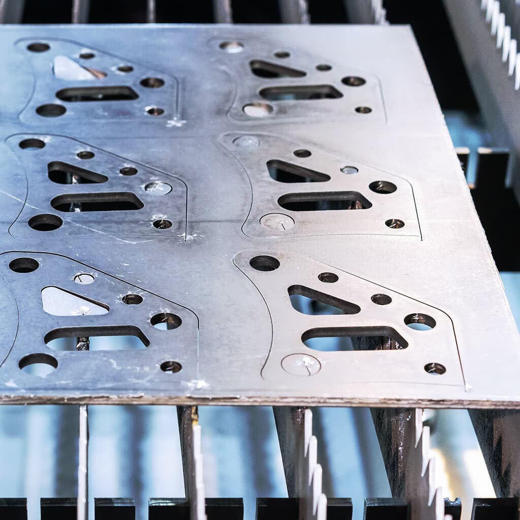 Weni Solution Fibre laser - cutting stainless steel component