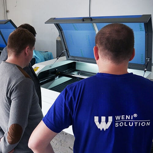 Weni Solution CO2 laser model WS-C - practical training