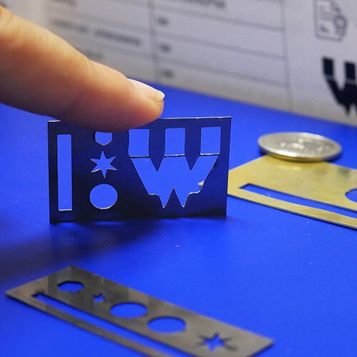 Weni Solution fiber laser - cutting miniatures