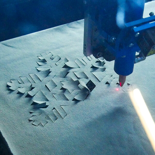 Weni Solution CO2 laser cut material
